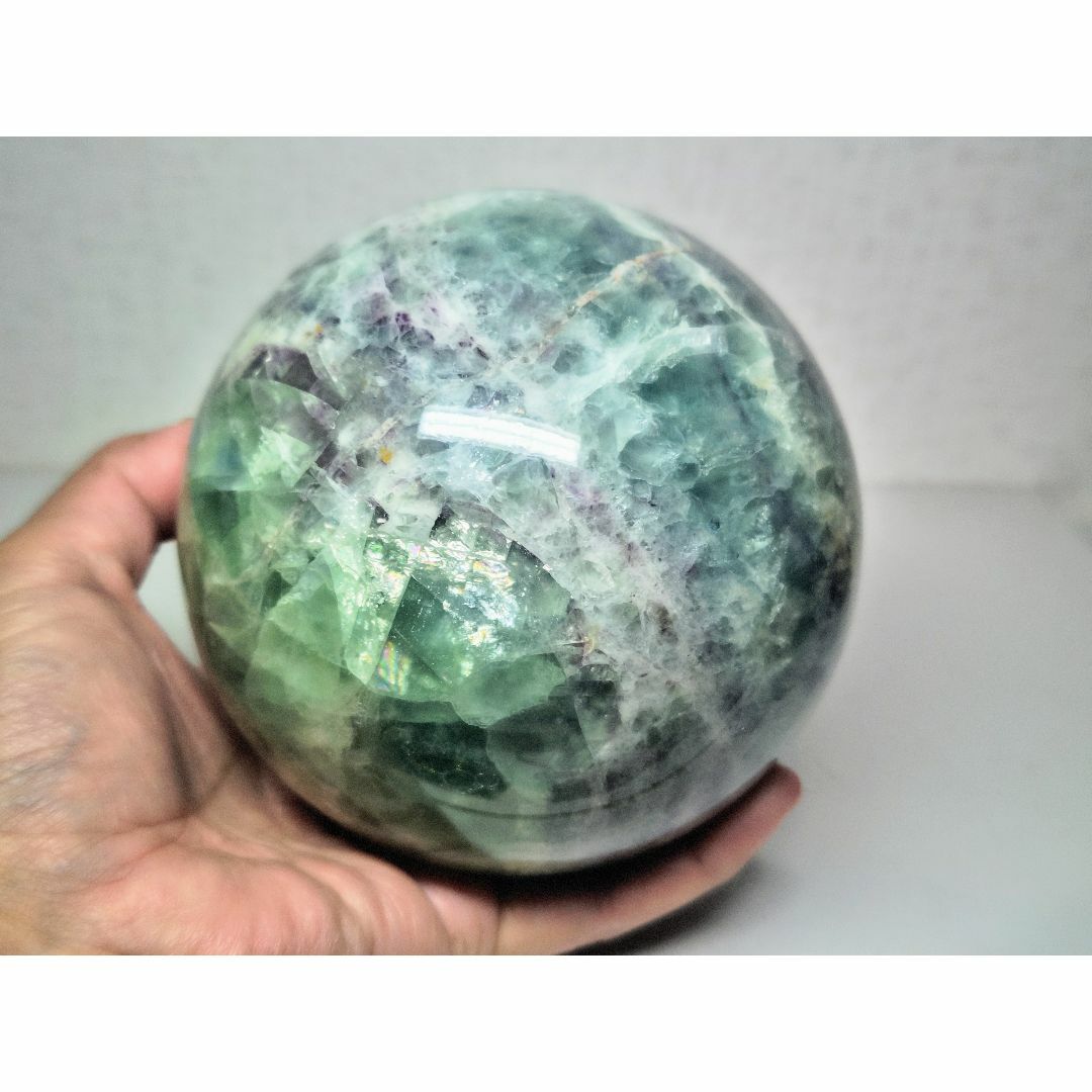C-19 フローライト 3.4kg 蛍石 原石 自然石 鑑賞石 誕生石 鉱石