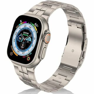 Apple Watch対応 高級チタンバンド 同じ材質 チタニウム(その他)