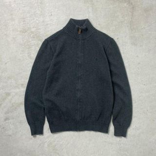 ラルフローレン(Ralph Lauren)のPOLO RALPH LAUREN SPORT ラルフローレン フルジップ コットンニットセータードライバーズニット レディースM相当 メンズ(ニット/セーター)