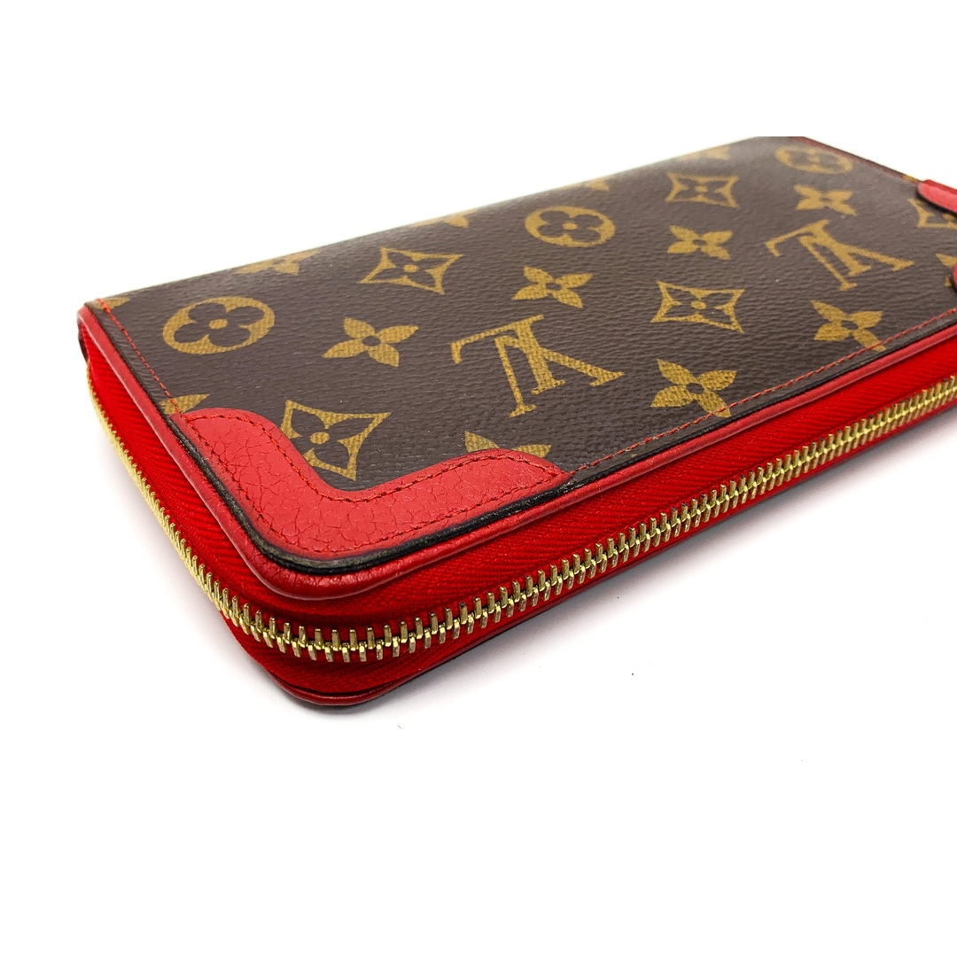 LOUIS VUITTON(ルイヴィトン)のLOUIS VUITTON ルイヴィトン モノグラム レッド 赤 レティーロ ジッピーウォレット M61854 長財布 サイフ ブランド レディースのファッション小物(財布)の商品写真