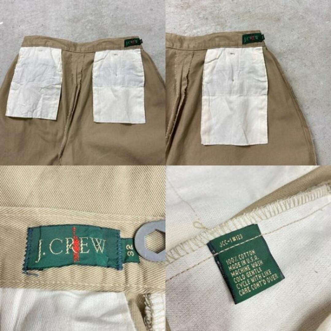 J.Crew(ジェイクルー)の90年代 USA製 J.CREW ジェイクルー チノパンツ 2タック 巨人タグ メンズW32 メンズのパンツ(チノパン)の商品写真