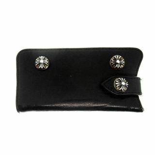 Chrome Hearts - クロムハーツ CHROME HEARTS ■ 【 KEY CASE 】 シルバー クロスボタン レザー キーケース 31036