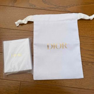 ディオール(Dior)のDIORノベルティブレスレット＆巾着(ノベルティグッズ)