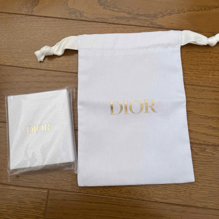 ディオール(Dior)のDIORノベルティブレスレット＆巾着(ノベルティグッズ)
