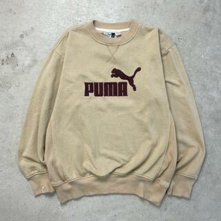 プーマ(PUMA)の90年代 PUMA プーマ フロントロゴ 刺繍 スウェットシャツ メンズL(スウェット)