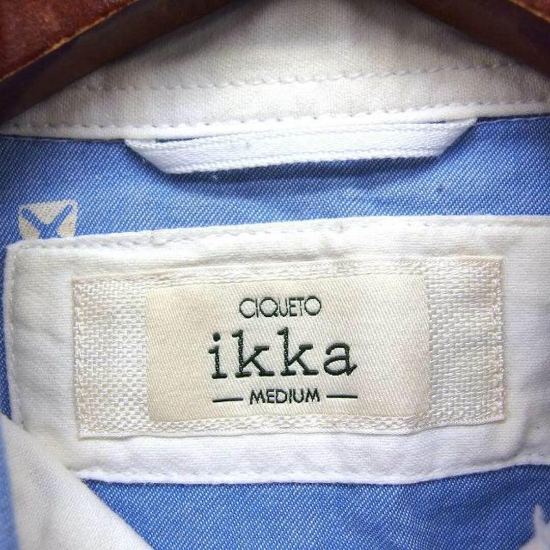 ikka(イッカ)のイッカ ikka ボタンダウン シャツ カジュアル 長袖 ドット 柄 コットン メンズのトップス(シャツ)の商品写真