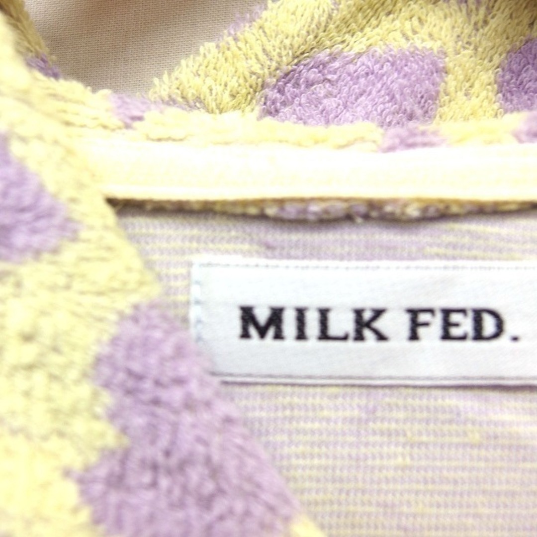 MILKFED.(ミルクフェド)のミルクフェド MILKFED. ハート柄 パイル ジップアップ パーカー 綿 レディースのトップス(パーカー)の商品写真