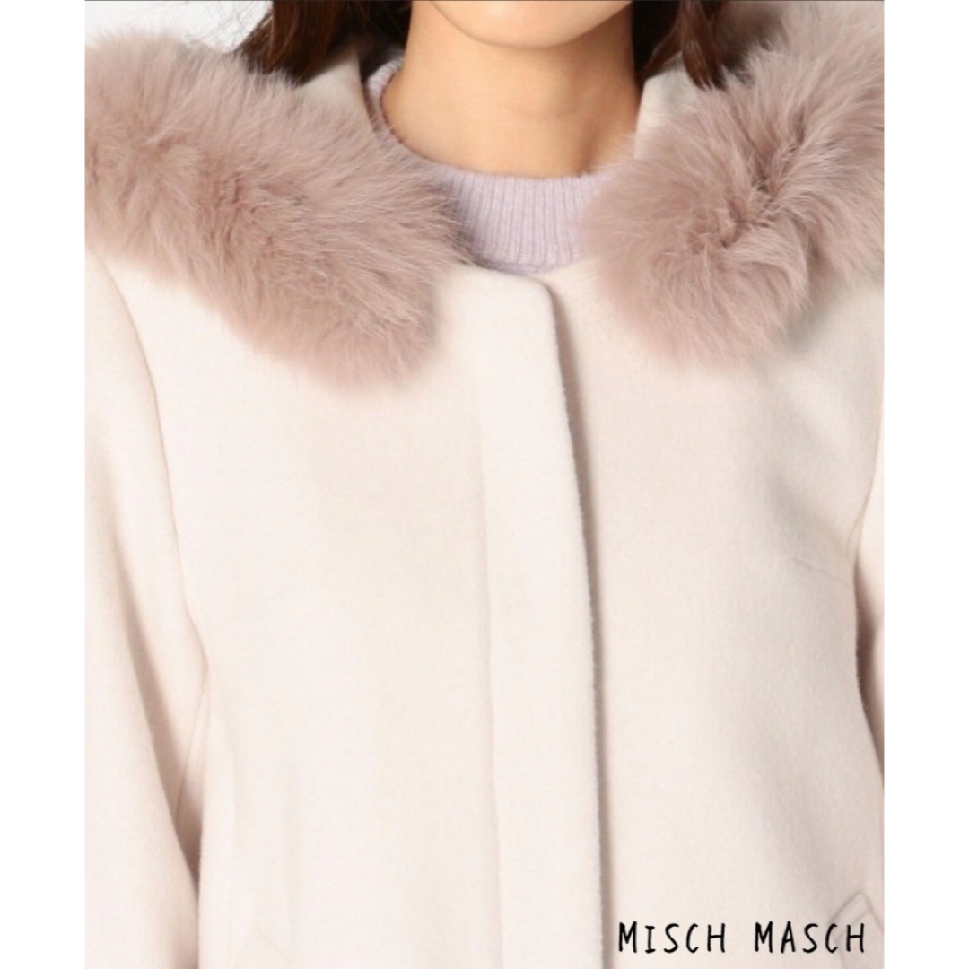 MISCH MASCH(ミッシュマッシュ)のMISCH MASCH ミッシュマッシュ　コート  レディースのジャケット/アウター(毛皮/ファーコート)の商品写真