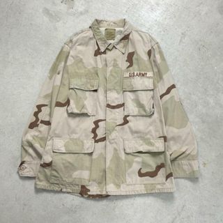 99年納品 米軍実品 デザートカモ 3C BDUジャケット MEDIUM-REGULAR メンズL-XL相当(戦闘服)