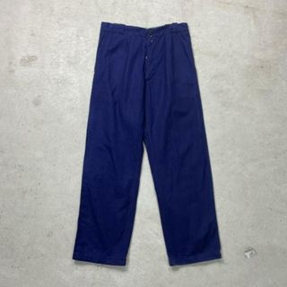 UNKNOWN フレンチワークパンツ コットンツイル フロントホック 股下ガゼットクロッチ メンズW30相当(ペインターパンツ)