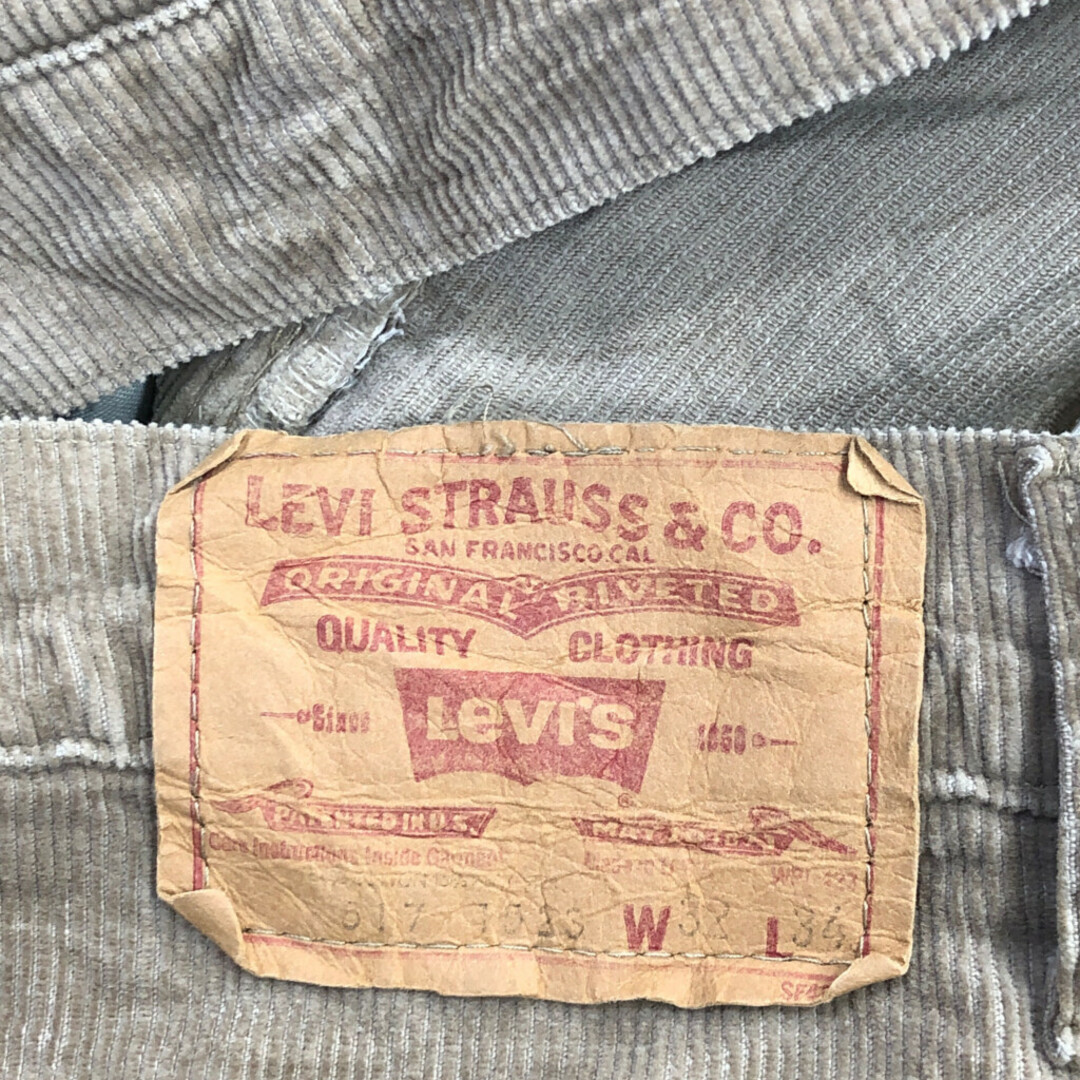 Levi's(リーバイス)の80年代 USA製 Levi's リーバイス 517 コーデュロイ パンツ アメカジ ワーク ブラウン (メンズ 32-34) 中古 古着 Q1413 メンズのパンツ(その他)の商品写真