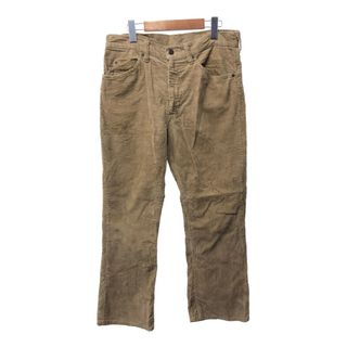 80年代 USA製 Levi's リーバイス 517 コーデュロイ パンツ アメカジ ワーク ブラウン (メンズ 32-34) 中古 古着 Q1413