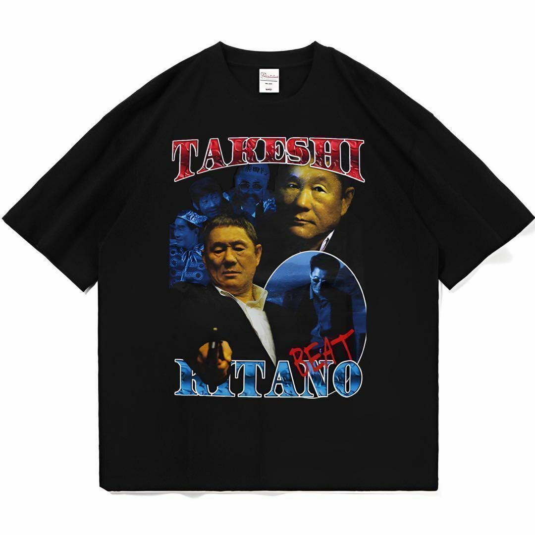 【有名人多数着用】北野武 Tシャツ raptee bootleg メンズのトップス(Tシャツ/カットソー(半袖/袖なし))の商品写真