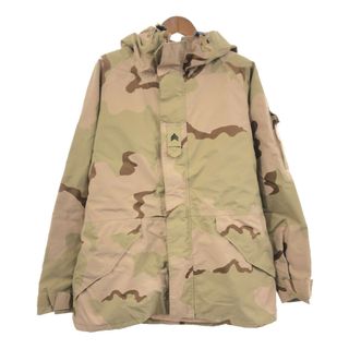 2000年代～ 米軍実物 U.S.ARMY ECWCS GORE-TEX パーカー ジャケット 防水 ミリタリー 3Cデザートカモ (メンズ LARGE-LONG) Q1431(パーカー)