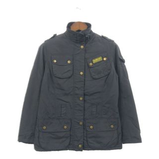 バーブァー(Barbour)のBarbour バブアー INTERNATIONAL ナイロンジャケット ブラック (レディース 6) 中古 古着 Q1430(その他)