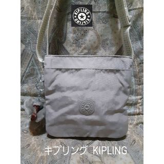 kipling - キプリング KIPLING 斜め掛けショルダーバッグ/モンキーチャム付き