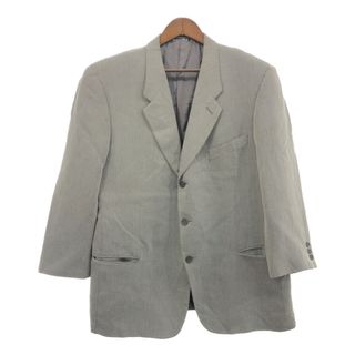 Giorgio Armani - 90年代 イタリア製 GIORGIO ARMANI ジョルジオ アルマーニ シングルテーラードジャケット ユーロ グレー (メンズ 44REG) 中古 古着 Q1471