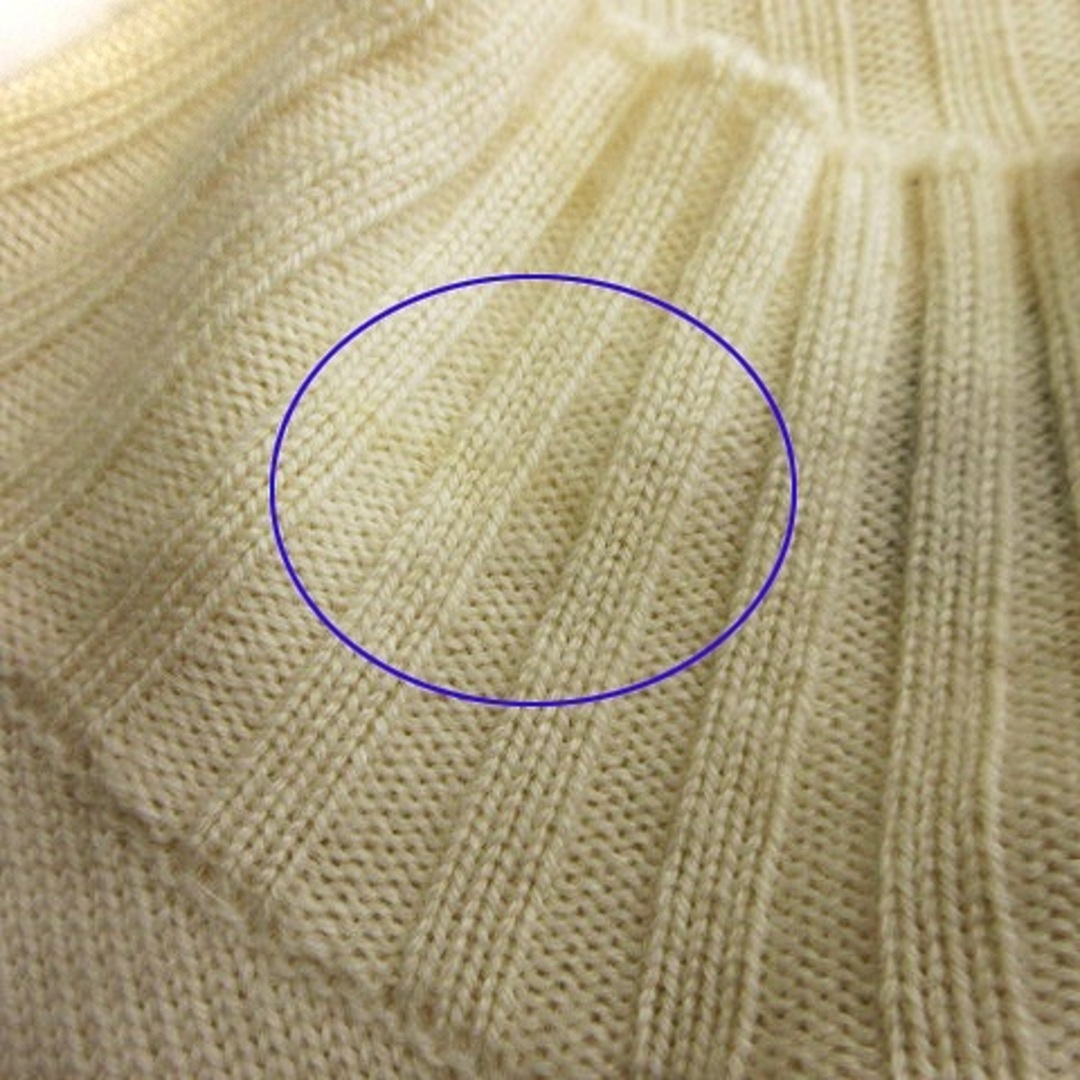 M'S GRACY(エムズグレイシー)のエムズグレイシー ニット セーター 長袖 ウール アイボリー 38 M相当 レディースのトップス(ニット/セーター)の商品写真