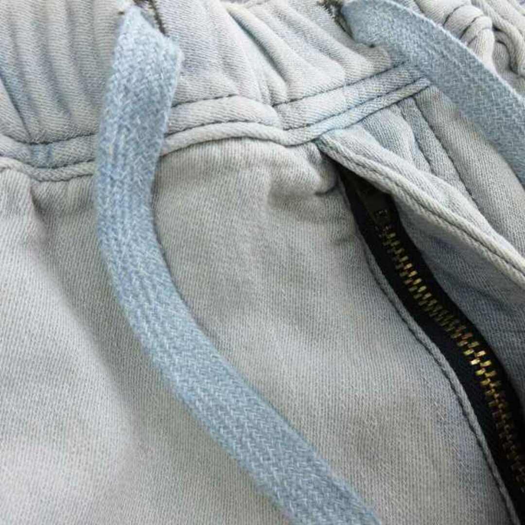 AZUL by moussy(アズールバイマウジー)のアズールバイマウジー ジョグジーンズ パンツ ダメージ加工 青 L ■SM1 メンズのパンツ(デニム/ジーンズ)の商品写真