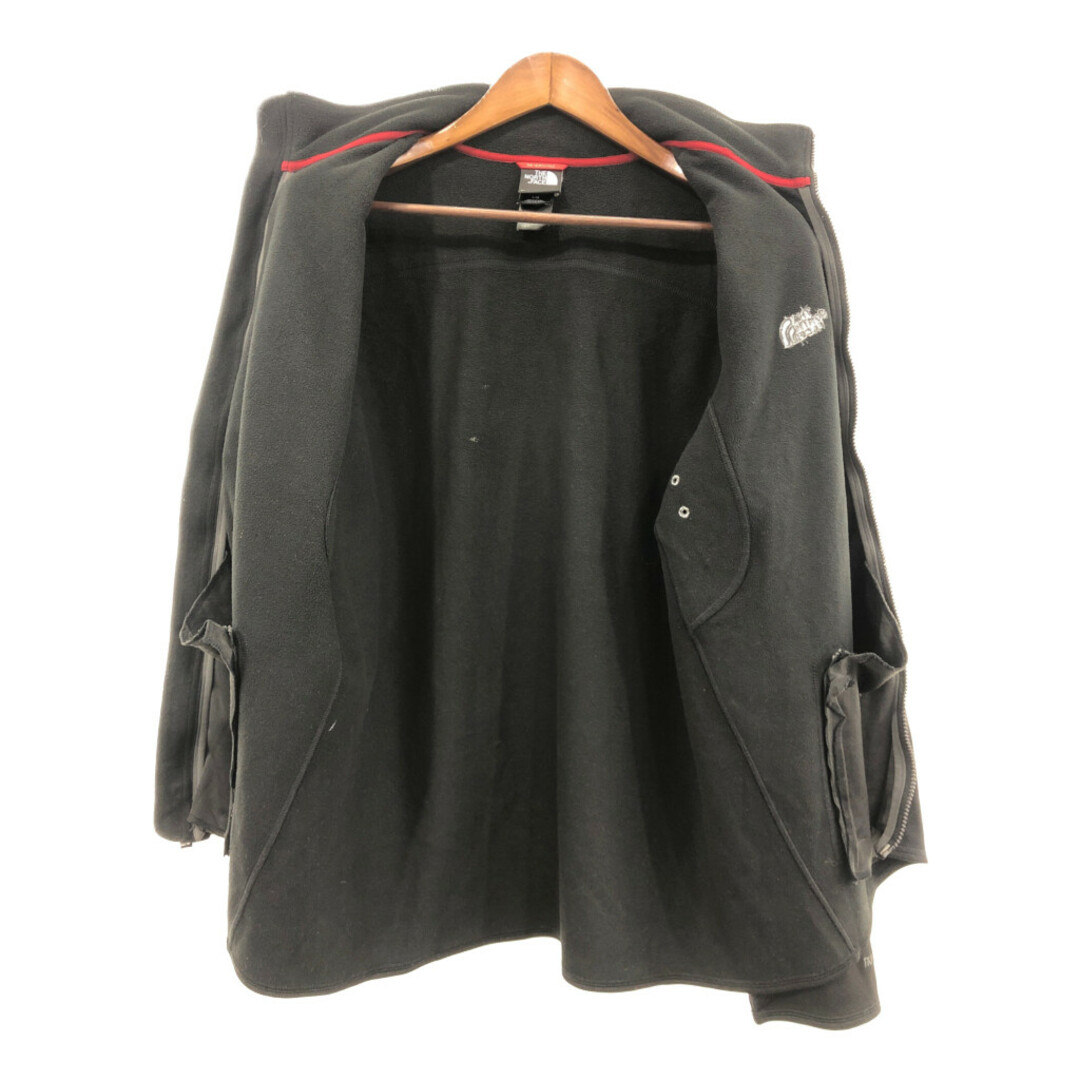 THE NORTH FACE(ザノースフェイス)のTHE NORTH FACE ノースフェイス TKA STEALTH ソフトシェルジャケット アウトドア ブラック (メンズ L) 中古 古着 Q1474 メンズのジャケット/アウター(その他)の商品写真