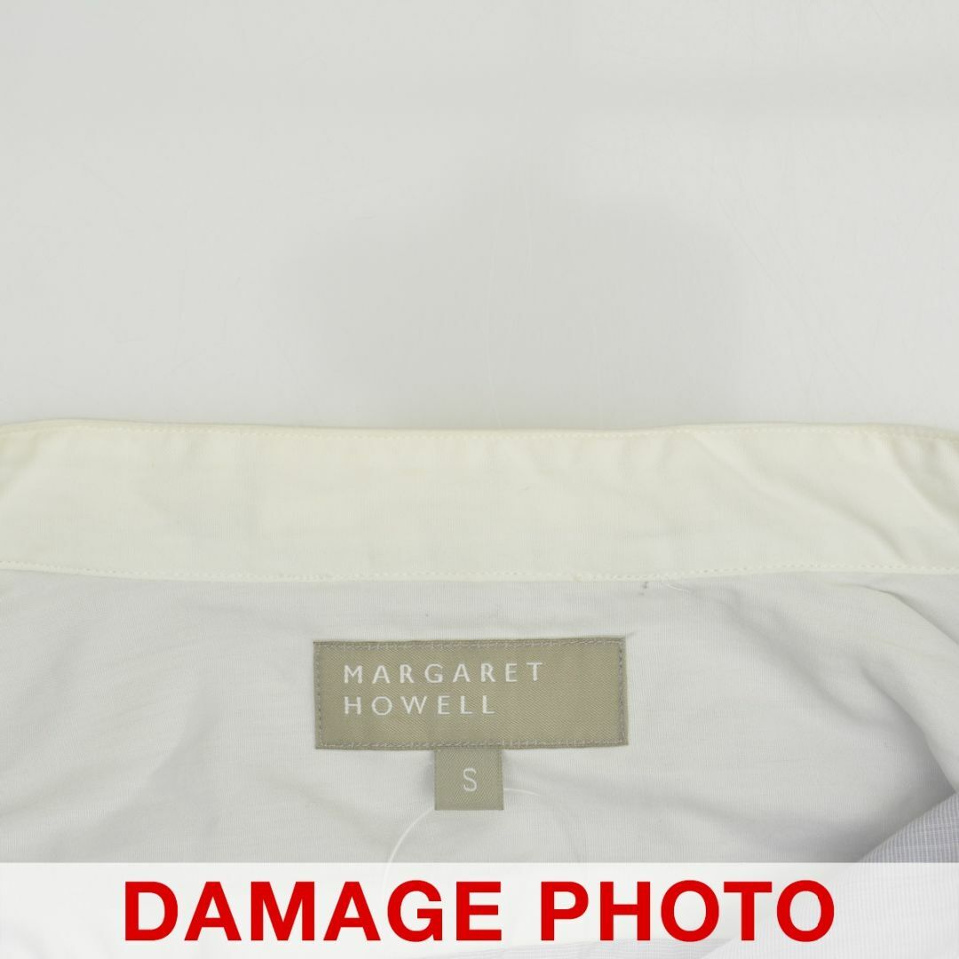 MARGARET HOWELL(マーガレットハウエル)の【MARGARETHOWELL】ノーカラープルオーバー長袖シャツ メンズのトップス(シャツ)の商品写真