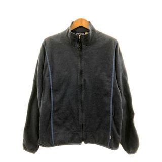 パタゴニア(patagonia)の90年代 USA製 patagonia パタゴニア シンチラ ジップアップ フリース ジャケット アウトドア ネイビー (メンズ XL) 中古 古着 Q1502(その他)