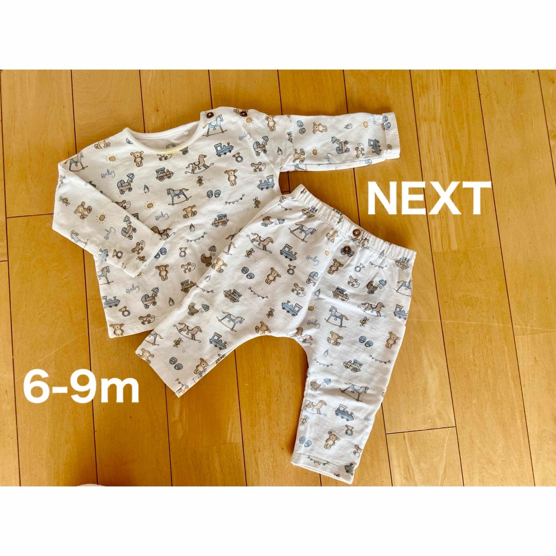 NEXT(ネクスト)の◆ユニセックス◆NEXT ベビー服 6-9m セットアップ ベビーパジャマ キッズ/ベビー/マタニティのベビー服(~85cm)(パジャマ)の商品写真