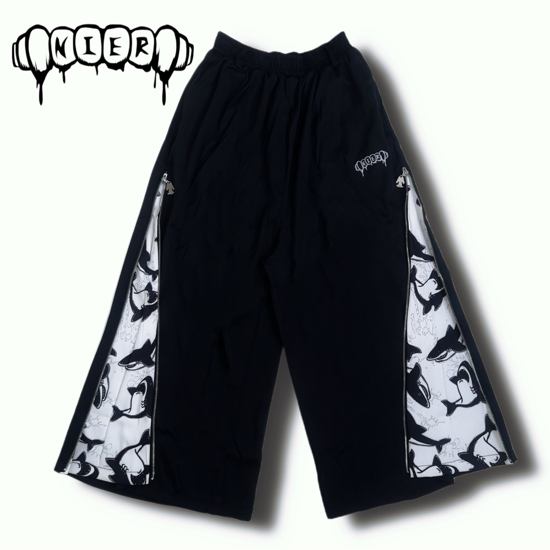 NieR Clothing - NieR clothing 2WAY サイドジップワイドパンツ NieR Clothing - NieR clothing 2WAY サイドジップワイドパンツ