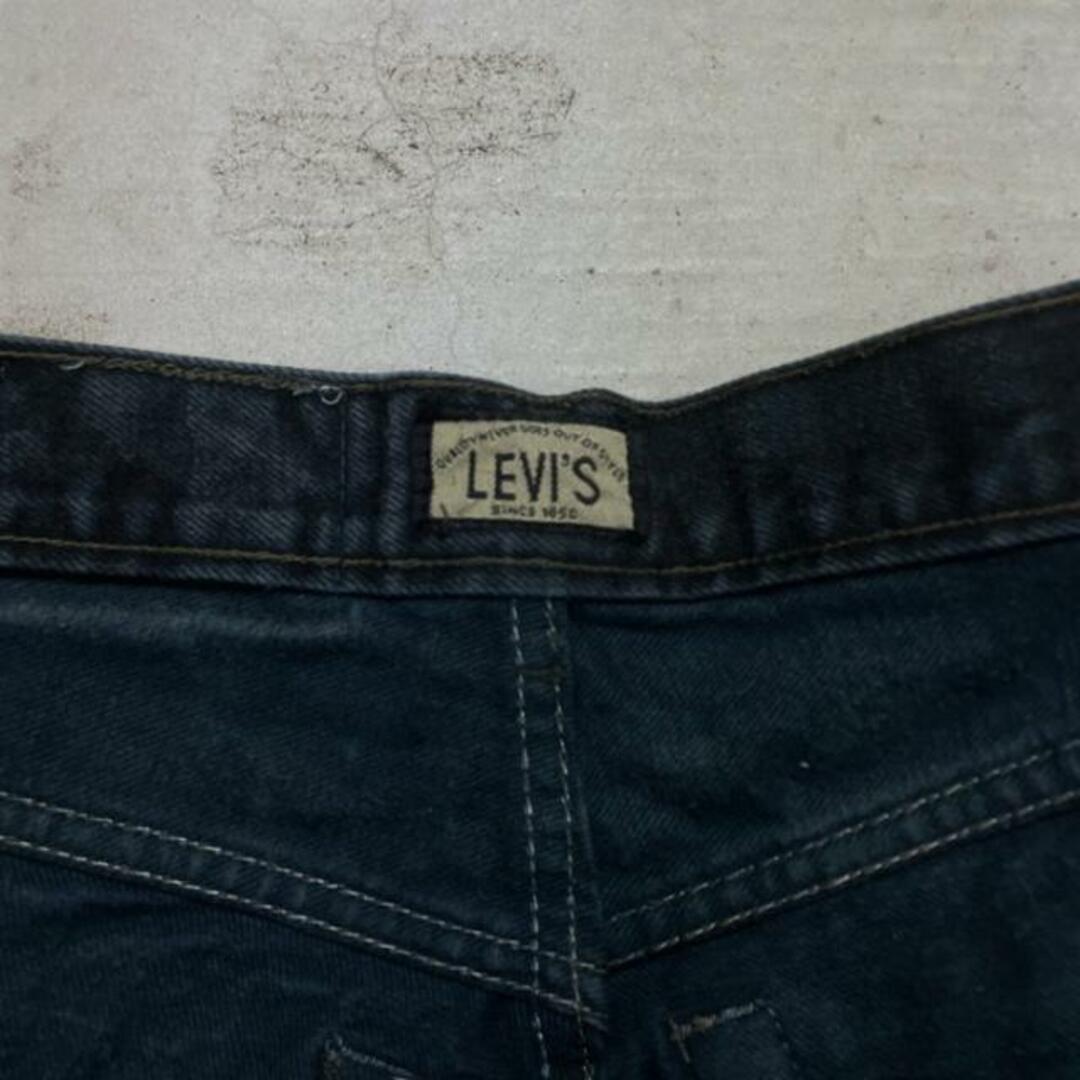 Lee(リー)の90年代 英国製 Levi's ユーロリーバイス 961 ブラックデニムパンツ グレーデニム Silver Tab シルバータブ レディースW27相当 メンズ レディースのパンツ(デニム/ジーンズ)の商品写真