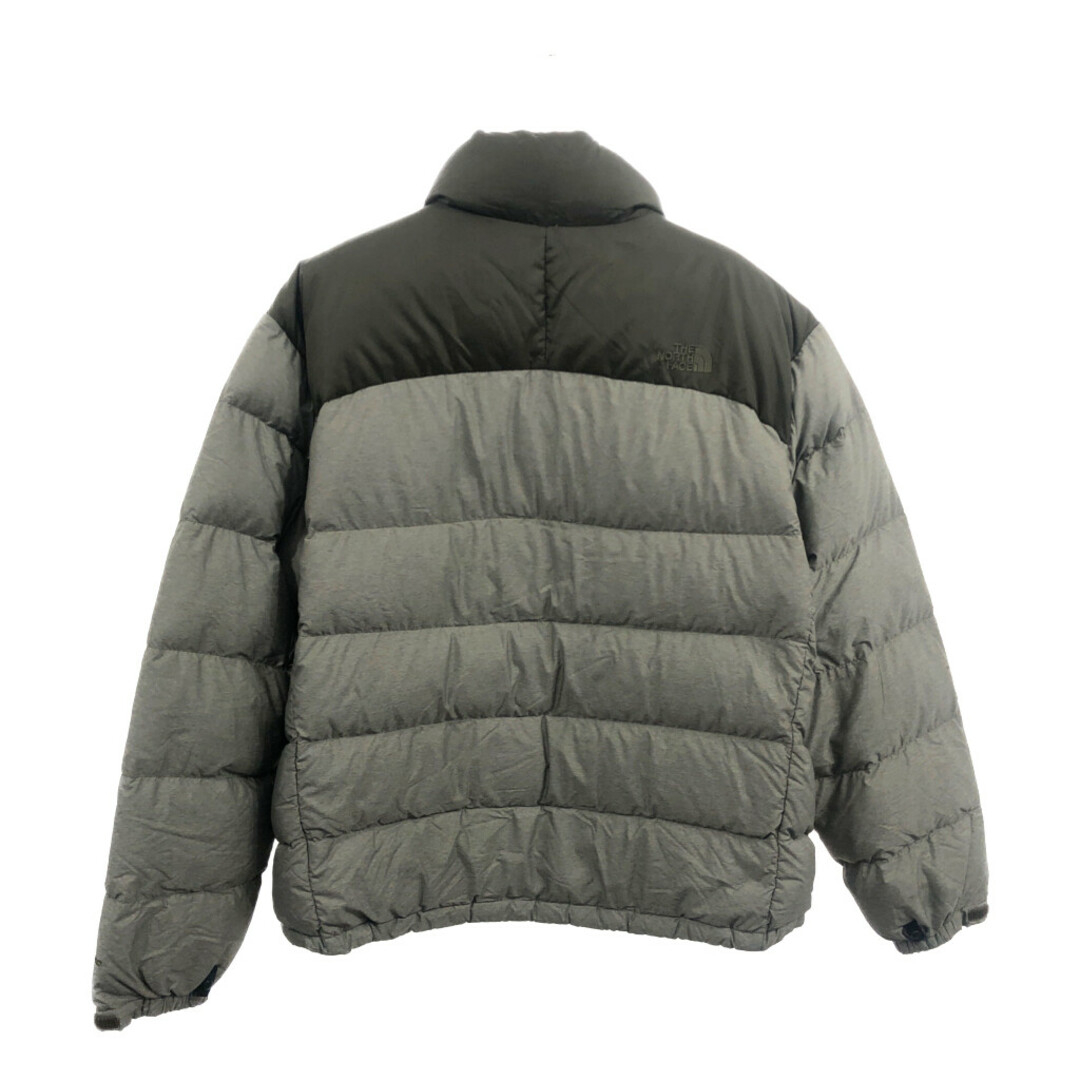 THE NORTH FACE(ザノースフェイス)のTHE NORTH FACE ノースフェイス ヌプシ ダウン ジャケット アウトドア グレー (メンズ XL) 中古 古着 Q1517 メンズのジャケット/アウター(その他)の商品写真