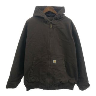 カーハート(carhartt)のCarhartt カーハート アクティブ ジャケット ワーク ダック地 ブラウン (メンズ 3XL) 中古 古着 Q1519(その他)