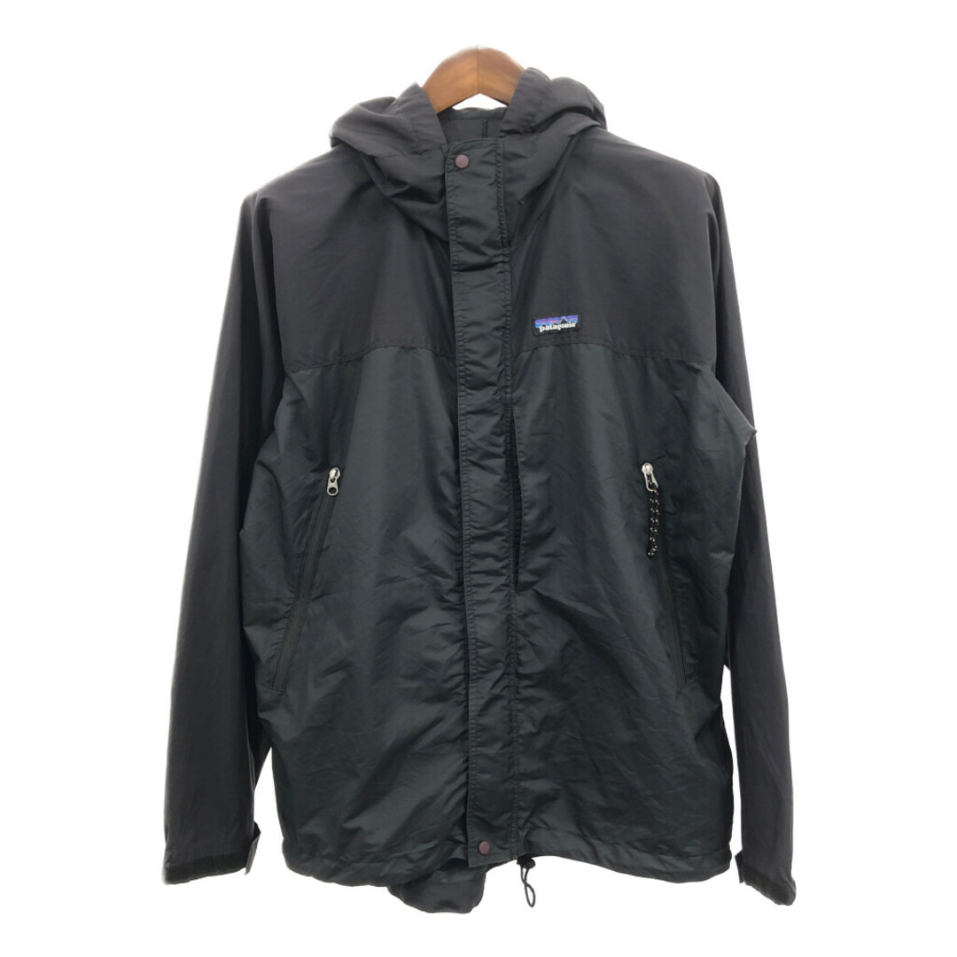 patagonia(パタゴニア)の2000年代～ patagonia パタゴニア エッセンシャルジャケット アウトドア ブラック (メンズ M) 中古 古着 Q1806 メンズのジャケット/アウター(その他)の商品写真