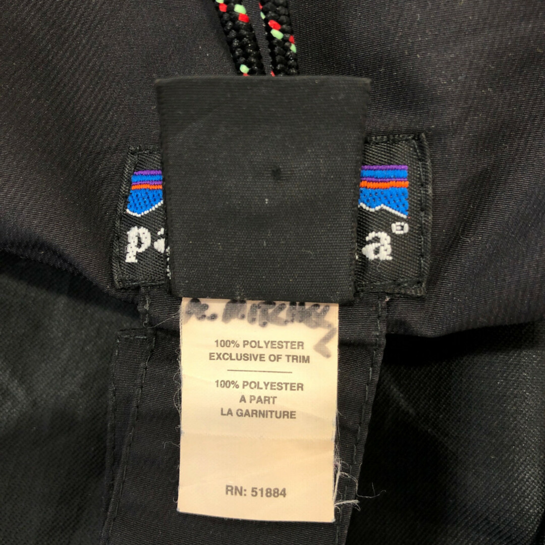 patagonia(パタゴニア)の2000年代～ patagonia パタゴニア エッセンシャルジャケット アウトドア ブラック (メンズ M) 中古 古着 Q1806 メンズのジャケット/アウター(その他)の商品写真