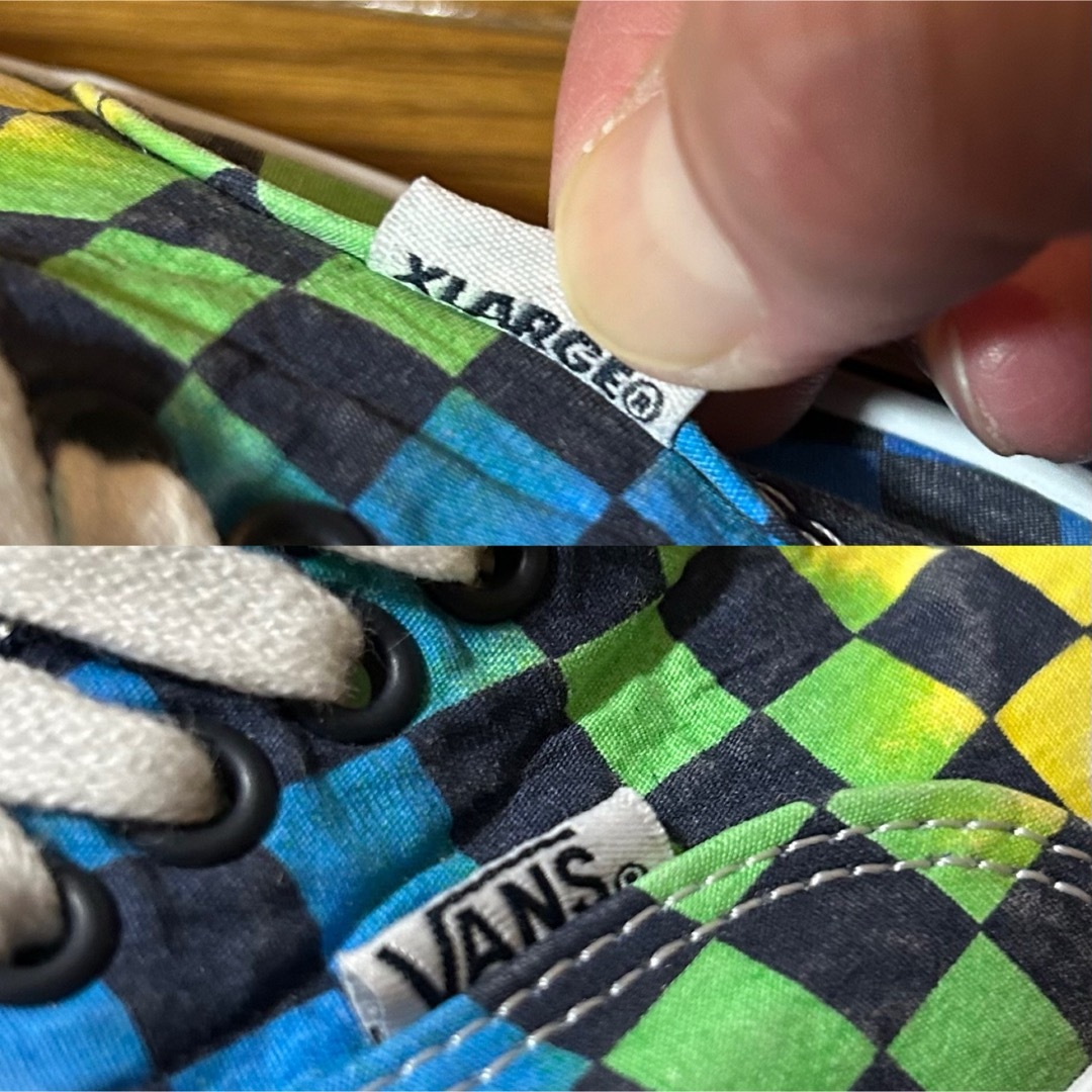 XLARGE(エクストララージ)の28cm！VANS ×エクストララージ オーセンティック古着中古スニーカー箱無し メンズの靴/シューズ(スニーカー)の商品写真