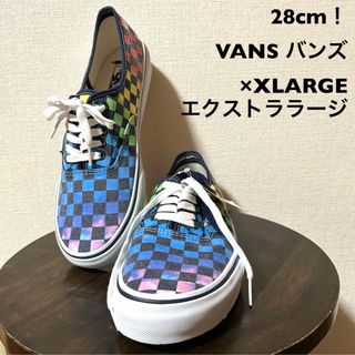 エクストララージ(XLARGE)の28cm！VANS ×エクストララージ オーセンティック古着中古スニーカー箱無し(スニーカー)