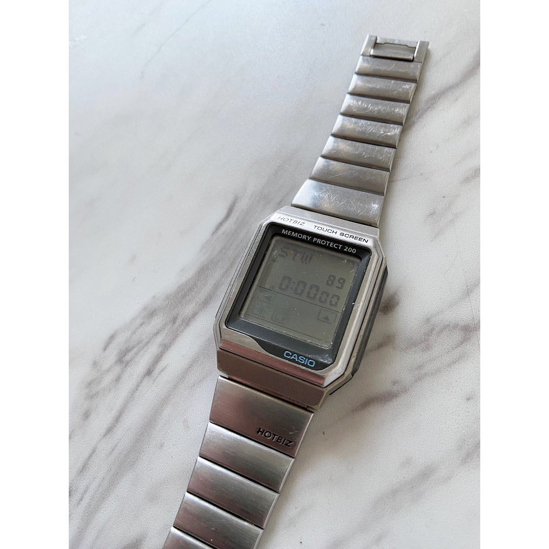 CASIO - 1997's casio DATABANK HOTBIZ タッチパネル 腕時計の CASIO - 1997's casio DATABANK HOTBIZ タッチパネル 腕時計の