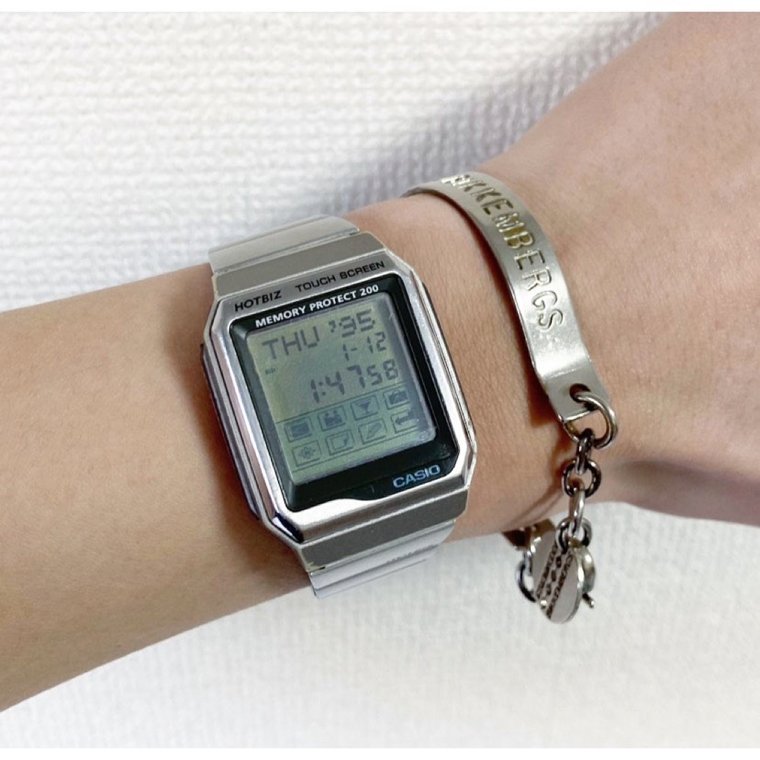 CASIO - 1997's casio DATABANK HOTBIZ タッチパネル 腕時計の CASIO - 1997's casio DATABANK HOTBIZ タッチパネル 腕時計の