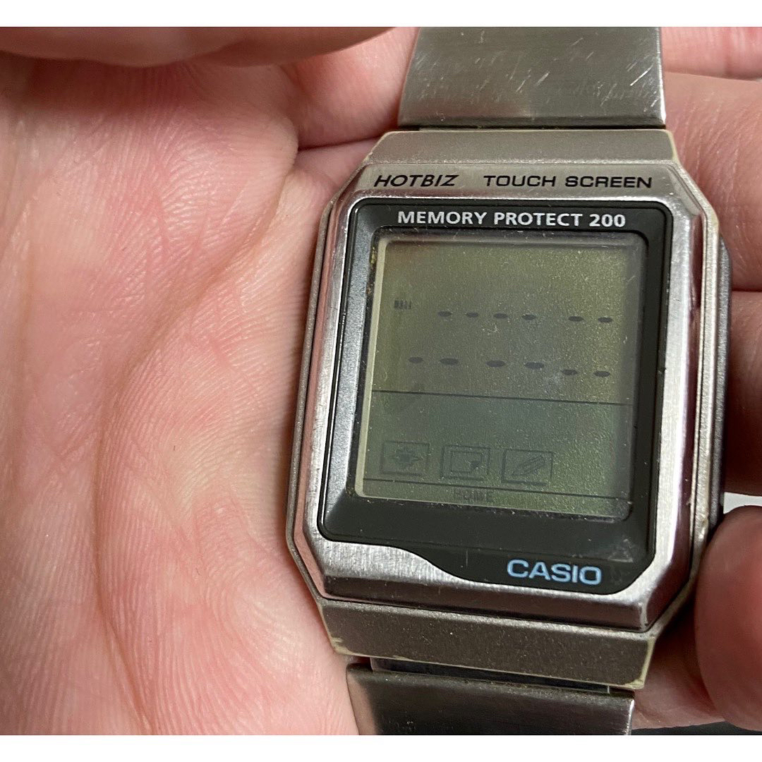 CASIO(カシオ)の1997's casio DATABANK HOTBIZ タッチパネル 腕時計 メンズの時計(腕時計(アナログ))の商品写真