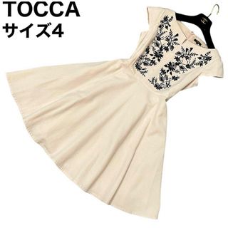 TOCCA - 【極美品】トッカ 襟付きレースワンピース キャップスリーブ A