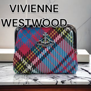 ヴィヴィアンウエストウッド(Vivienne Westwood)の【新品未使用】ヴィヴィアンウエストウッド【日本正規品】がま口 財布　チェック柄(財布)