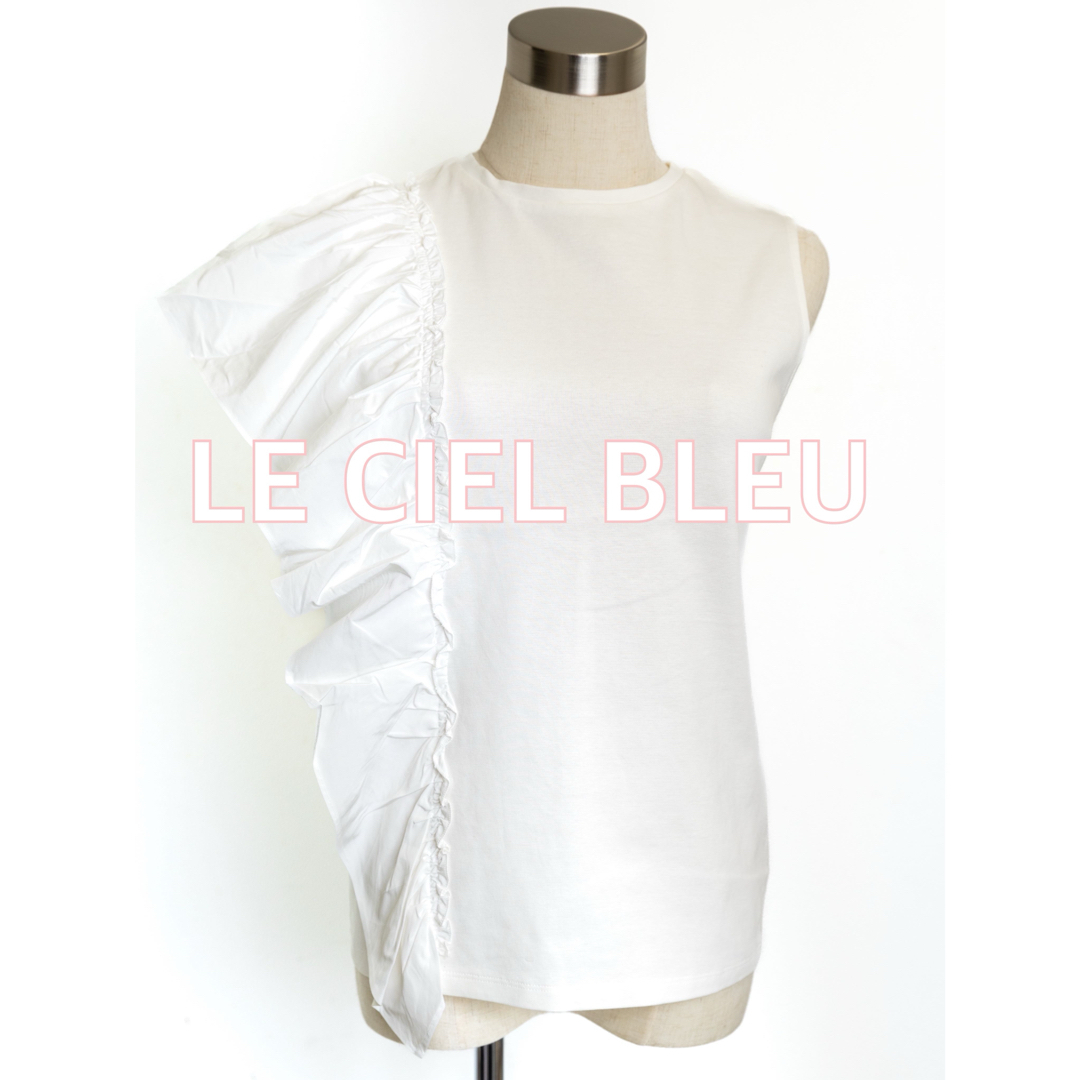 LE CIEL BLEU(ルシェルブルー)の美品【LE CIEL BLEU　ルシェルブルー】 ブラウス　カットソー レディースのトップス(カットソー(半袖/袖なし))の商品写真