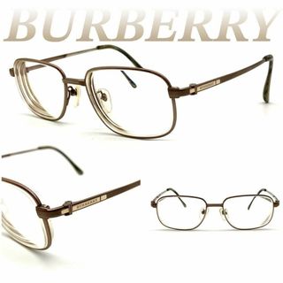 バーバリー(BURBERRY)のバーバリー メガネ アイウェア プラスチック ブラウン 60315(サングラス/メガネ)