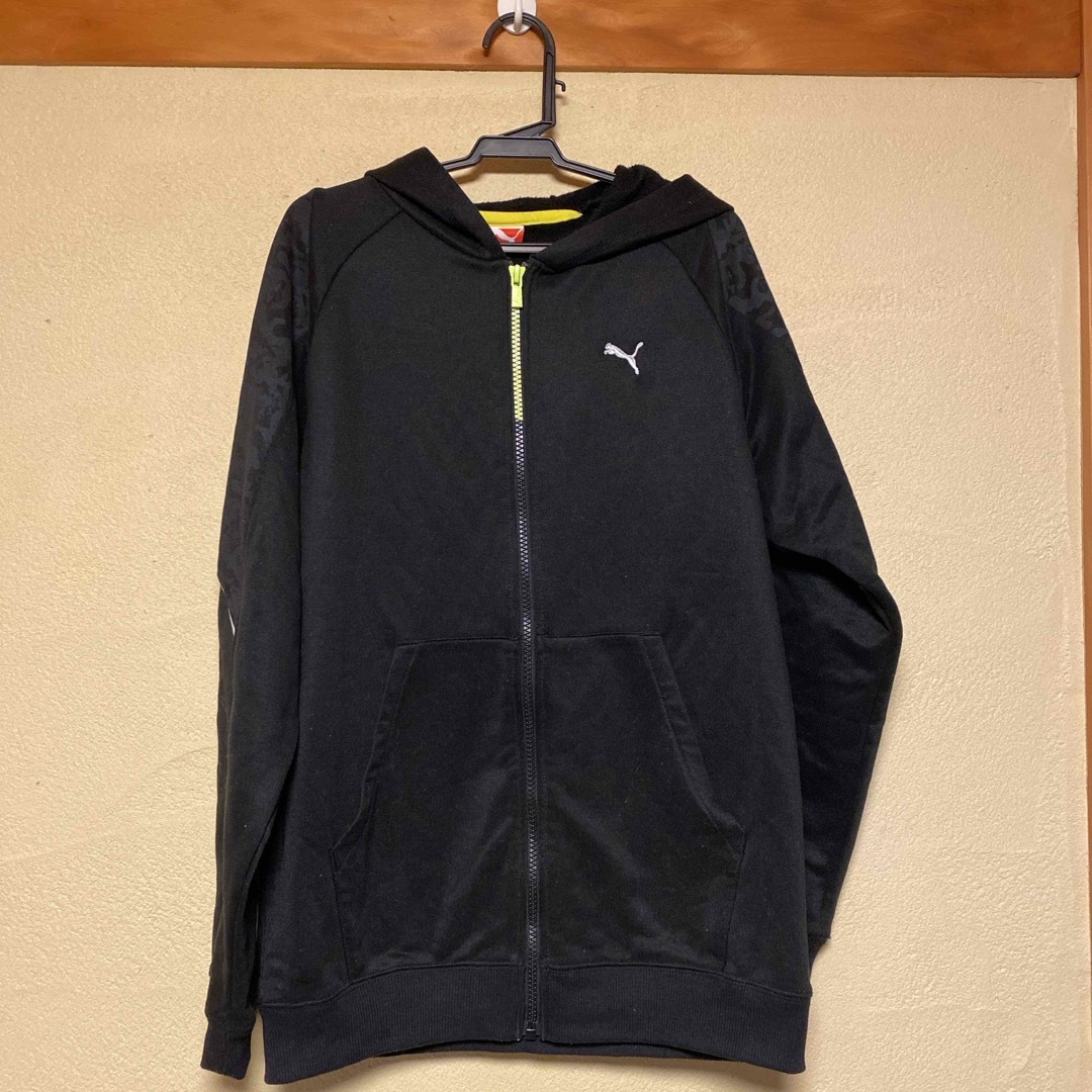 PUMA(プーマ)のPUMA 長袖パーカー  ブラック キッズ/ベビー/マタニティのキッズ服男の子用(90cm~)(ジャケット/上着)の商品写真