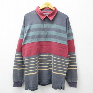 ウールリッチ(WOOLRICH)のXL★古着 ウールリッチ WOOLRICH 長袖 ラガー シャツ メンズ 00年代 00s グレー他 23aug03 中古 トップス(シャツ)