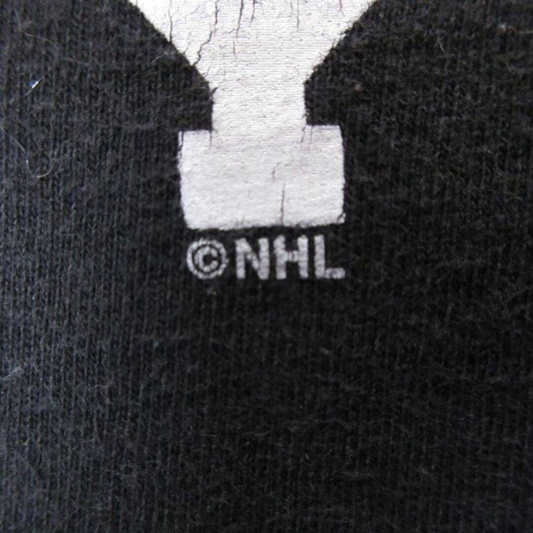 Reebok(リーボック)のL★古着 リーボック REEBOK 半袖 ブランド Tシャツ メンズ NHL ダラススターズ コットン クルーネック 黒 ブラック アイスホッケー 23aug03 中古 メンズのトップス(Tシャツ/カットソー(半袖/袖なし))の商品写真