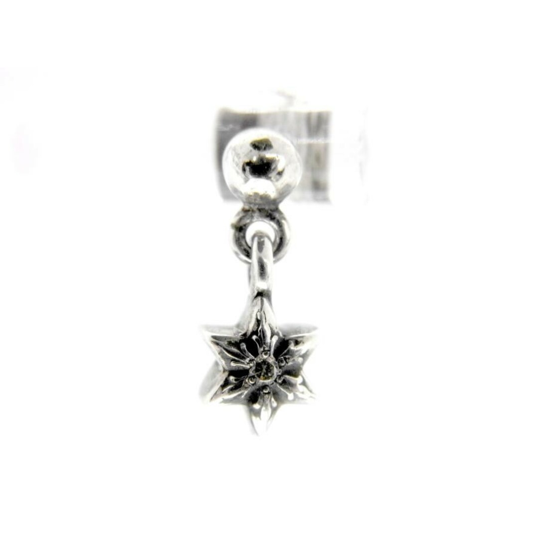 Chrome Hearts(クロムハーツ)のクロムハーツ CHROME HEARTS ■ 【 TNY STR DRP 1 DIA 】 タイニー スター 1 ダイヤ ドロップ ピアス 31428 メンズのアクセサリー(ピアス(片耳用))の商品写真