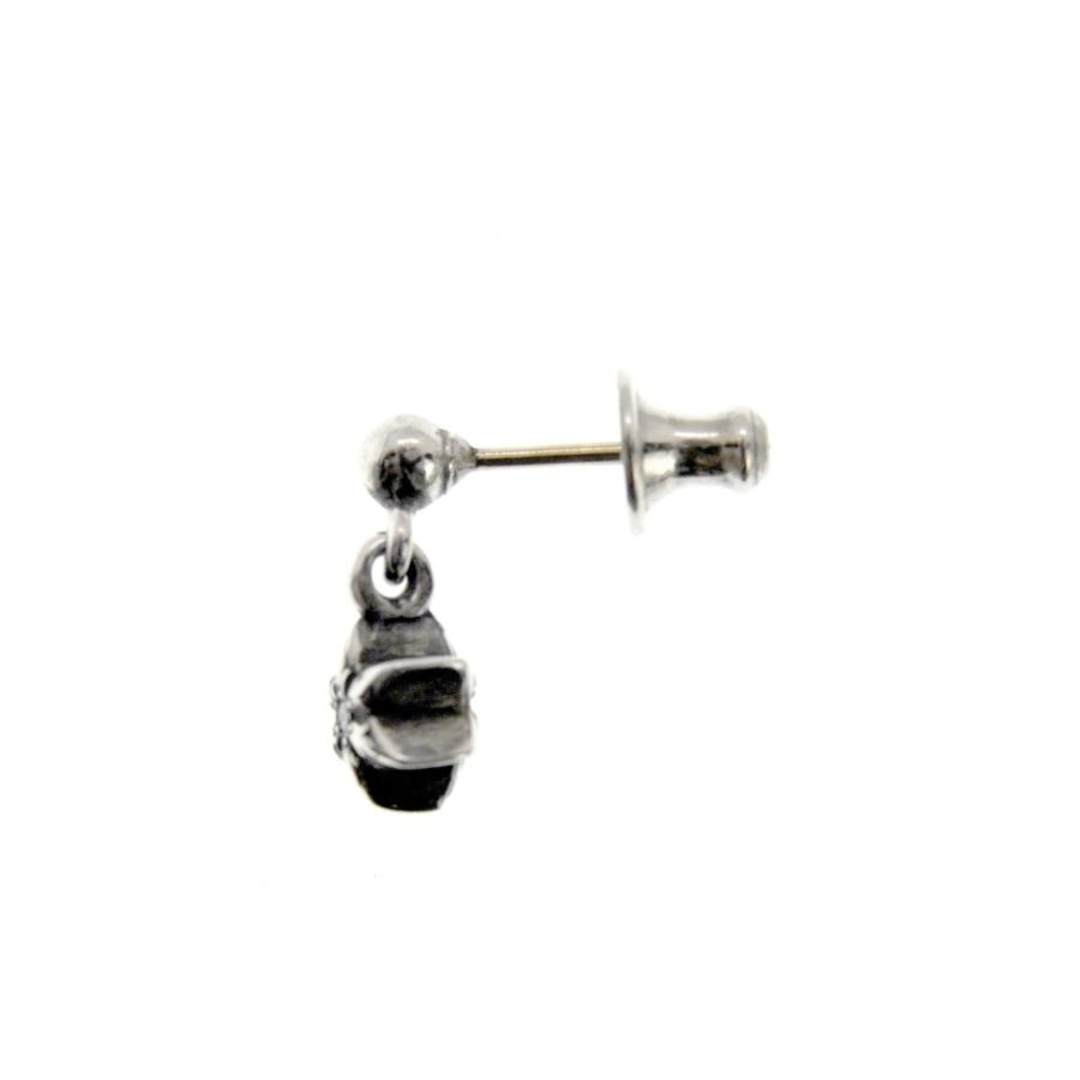 Chrome Hearts(クロムハーツ)のクロムハーツ CHROME HEARTS ■ 【 TNY STR DRP 1 DIA 】 タイニー スター 1 ダイヤ ドロップ ピアス 31428 メンズのアクセサリー(ピアス(片耳用))の商品写真