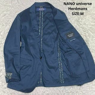 nano・universe - 春夏素材 ナノユニバース Herdmans リネン混 アンコンジャケット