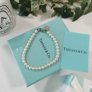 ティファニー(Tiffany & Co.)のティファニー　ベビーパールブレスレット　真珠　シルバー　Tiffany&co.(ブレスレット/バングル)