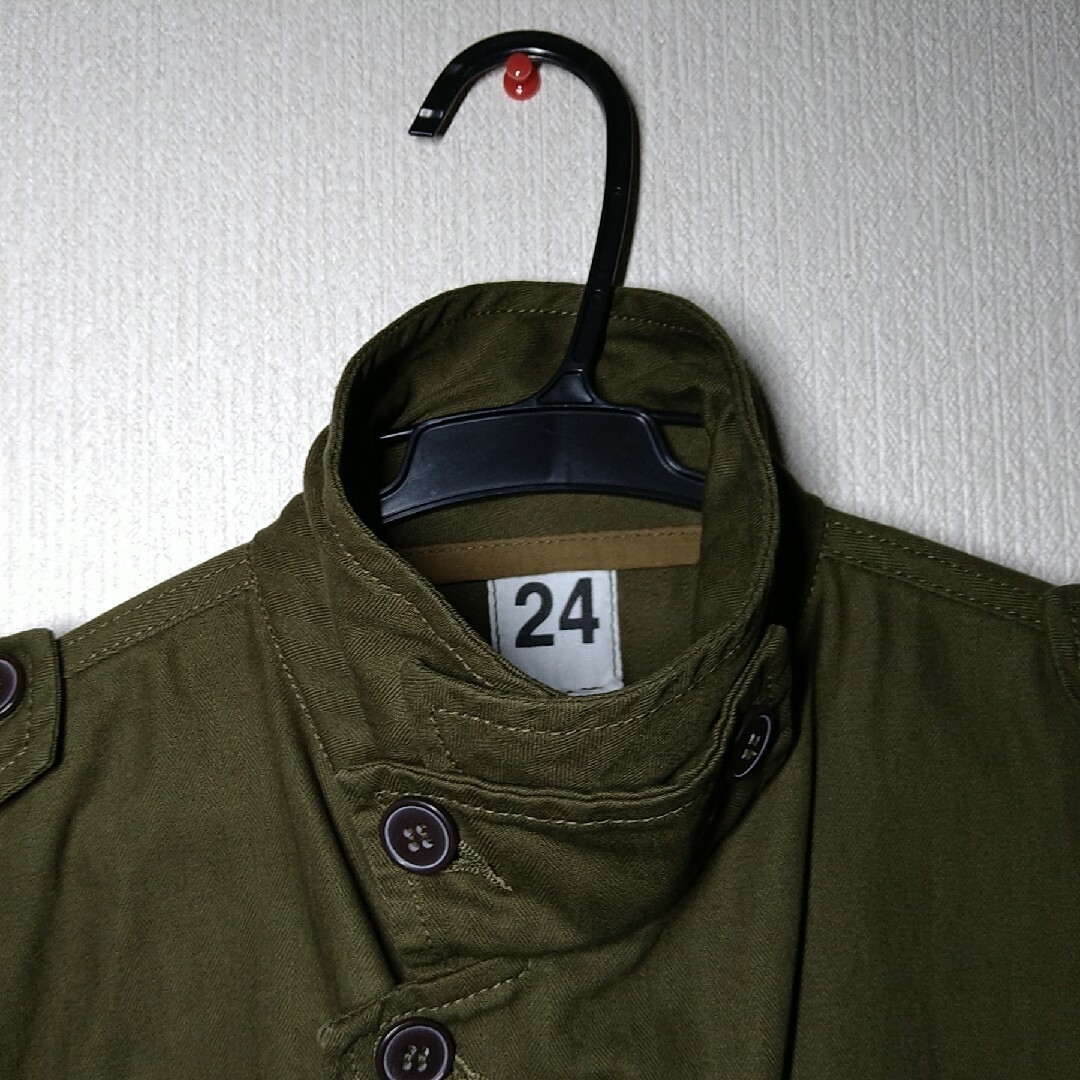 【即購入OK】HOUSTON　ヒューストン　フランス軍　M-47(Lサイズ) メンズのジャケット/アウター(ミリタリージャケット)の商品写真